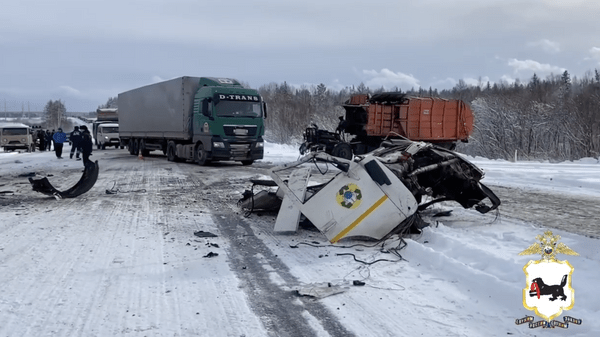 В Приангарье в ДТП с тремя большегрузами погибли три человека В Приангарье в ДТП с тремя большегрузами погибли три человека