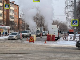 Коммунальная авария произошла на&nbsp;Трилиссера в&nbsp;Иркутске                            